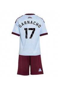Aston Villa Alejandro Garnacho #17 Jalkapallovaatteet Lasten Kolmas peliasu 2026-27 Lyhythihainen (+ Lyhyet housut)